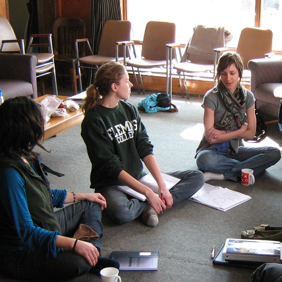 Young Conservation Professionals program participants take part in a leadership retreat
